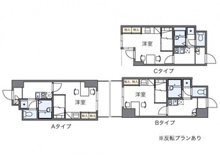 レオパレスＦｌａｔ江坂の物件間取画像